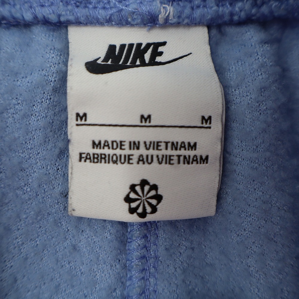 Nike Sherpa Fleece Joggers Womens Medium Blue High Pile Tapered Sweatpants - Picture 3 of 13